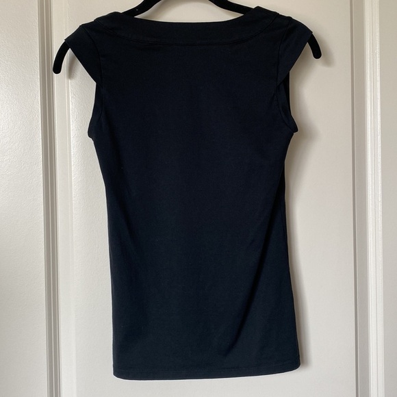 Club Monaco Pima Cotton Bow Tank XS - Picture 6 of 6